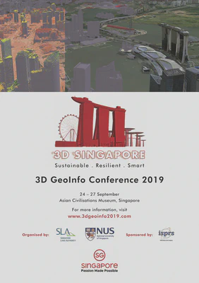 3D GeoInfo 2019 Conference Flyer