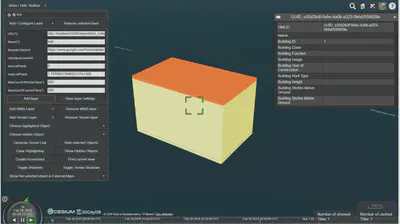 File 5 viewed using 3DCityDB web-map-client. It is possible to set it up to display a set of selected CityGML properties.