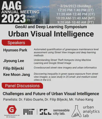 Session at AAG on Urban Visual Intelligence