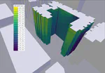 3D city models for urban farming site identification in buildings