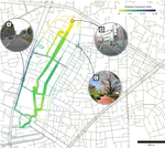 Incorporating Networks in Semantic Understanding of Streetscapes: Contextualising Active Mobility Decisions