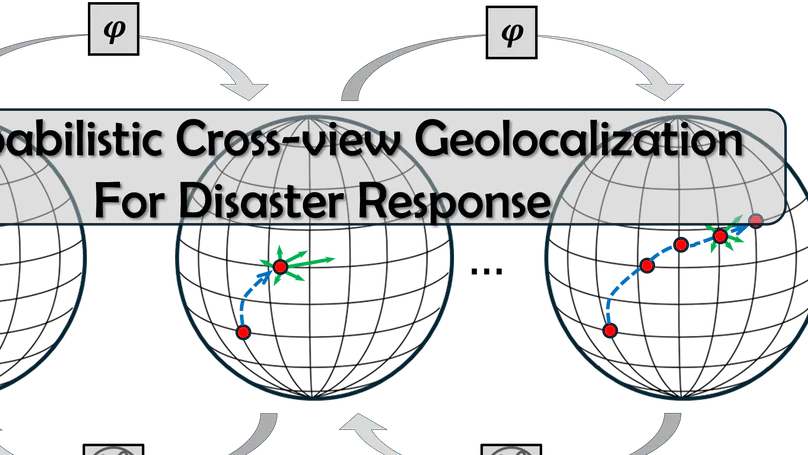 Towards generative location awareness for disaster response: A probabilistic cross-view geolocalization approach