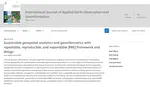 Advancing sustainable geospatial analytics and geoinformatics through repeatable, reproducible, and expandable (RRE) framework and design